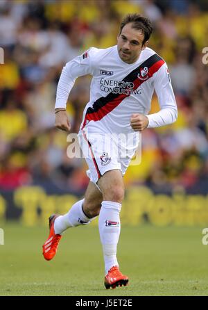 BRETT BOURNEMOUTH AFC PITMAN VICARAGE ROAD WATFORD ANGLETERRE 10 Août 2013 Banque D'Images