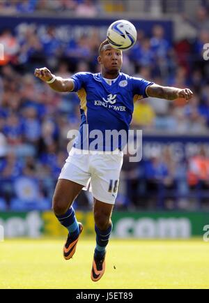 LIAM MOORE Leicester City FC KING POWER STADIUM LEICESTER ANGLETERRE 11 Août 2013 Banque D'Images