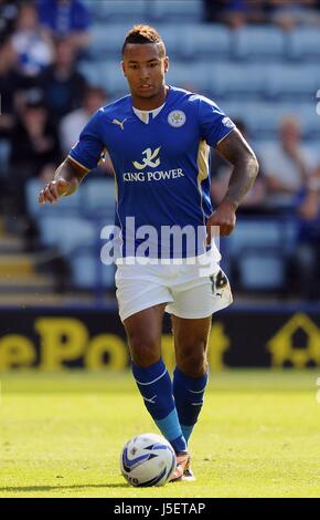 LIAM MOORE Leicester City FC Leicester City FC KING POWER STADIUM LEICESTER ANGLETERRE 11 Août 2013 Banque D'Images