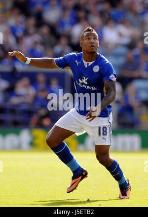 LIAM MOORE Leicester City FC Leicester City FC KING POWER STADIUM LEICESTER ANGLETERRE 11 Août 2013 Banque D'Images