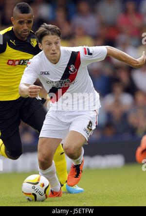 HARRY ARTER AFC BOURNEMOUTH VICARAGE ROAD WATFORD ANGLETERRE 10 Août 2013 Banque D'Images