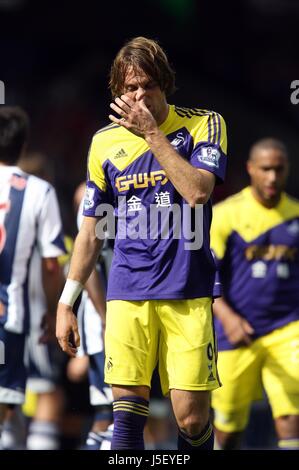 MIGUEL MICHU Swansea City FC Swansea City FC THE HAWTHORNS WEST BROMWICH ANGLETERRE 01 Septembre 2013 Banque D'Images