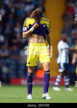 MIGUEL MICHU Swansea City FC Swansea City FC THE HAWTHORNS WEST BROMWICH ANGLETERRE 01 Septembre 2013 Banque D'Images