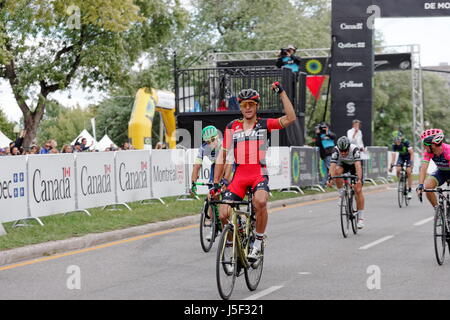 Le vélo:Greg Van Avermaet de BMC Racing remporte le 7ème Grand Prix cycliste de Montréal 2016. Dimanche 11 septembre 2016 Montréal, Qc Banque D'Images