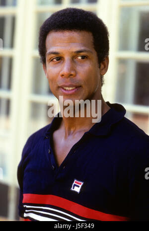 MICHAEL WARREN acteur de télévision américaine de série policière Hill Street Blues 1986 Banque D'Images