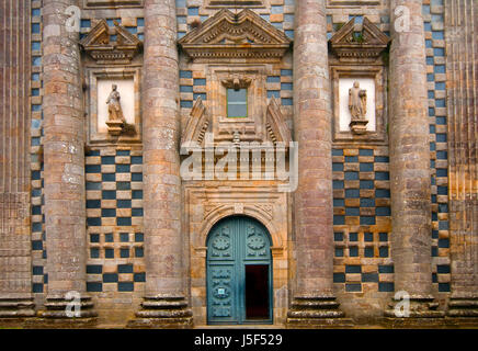 Monfero'abbaye du 12e siècle, la province de La Corogne, une région de Galice, Espagne, Europe Banque D'Images