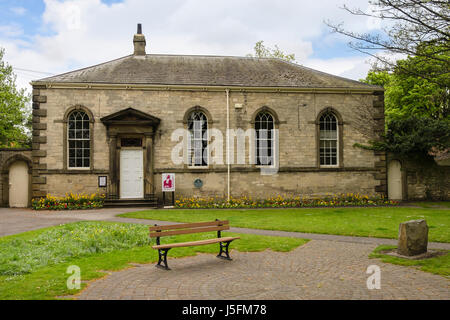 La liberté Courthouse Museum vers 1830. Site de palais des archevêques d'York. Ripon, North Yorkshire, England, UK, Grande-Bretagne Banque D'Images