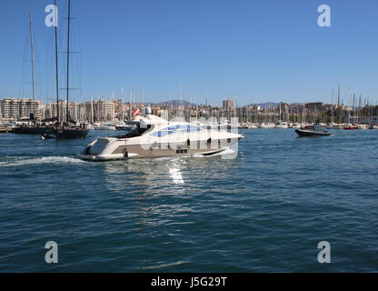 Image - moteur Azimut superyacht "BANYAN" (30.2m)  +  + yachts yachts - pendant les Palma International Boat Show 2017 et Palma Superyacht Show Banque D'Images