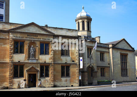 Centre d'information touristique et de ville, ville, comté de Bedfordshire Bedford ; Angleterre ; UK Banque D'Images