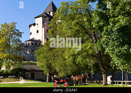 Schloss, Proesels Voels am Schlern, Fié allo Sciliar, Alto Adige, le Tyrol du Sud, Italie Banque D'Images