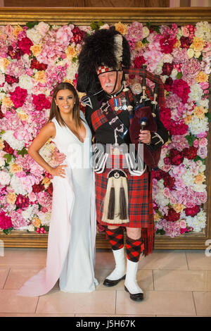 Edinburgh, Ecosse, Royaume-Uni. 17 mai, 2017. Photo : Eva avec James piper Nicholl Le Global Gift Gala est une initiative internationale unique du cadeau Global Foundation, un organisme de bienfaisance fondé par Maria Bravo c'est dédié à l'échelle mondiale événements philanthropiques ; pour aider à recueillir des fonds et faire une différence à l'égard des enfants et des femmes l'acr Crédit : IAN GEORGESON/Alamy Live News Banque D'Images