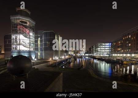 Leeds, Leeds Dock Banque D'Images