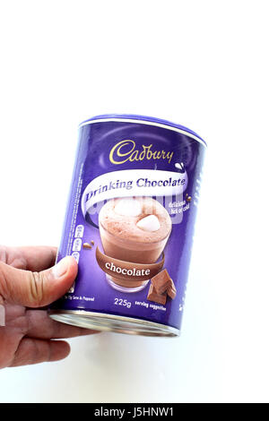 Pas un produit réel. C'est Stock Photo. Cadbury Chocolat Potable Banque D'Images