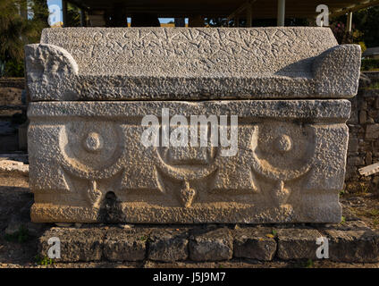 Nécropole d'el basse, au sud, le Gouvernorat de Tyr (Liban) Banque D'Images