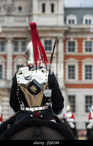 Household Cavalry. Changement de la garde à Horse Guards Parade, London, UK Banque D'Images