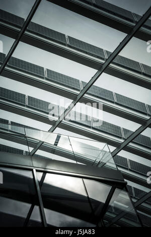 Alimentation du panneau solaire Banque D'Images