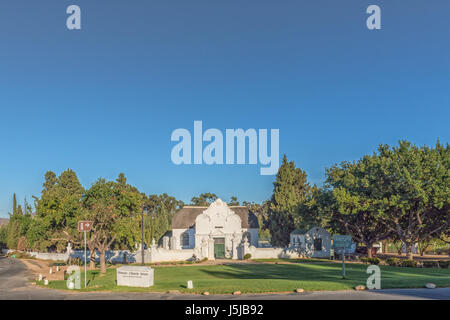 TULBACH, AFRIQUE DU SUD - 2 avril, 2017 : la Oude Kerk Volksmuseum, un musée dans une église historique de Tulbach, une ville dans la région de l'ouest de Boland Banque D'Images