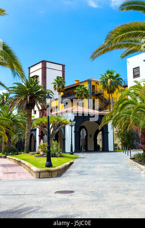 Une villa de vacances en Costa Adeje, Tenerife, Espagne Banque D'Images