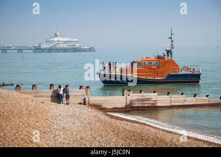 De sauvetage de la RNLI à Eastbourne Banque D'Images