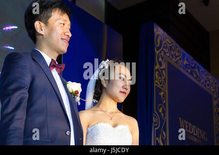 Cérémonie de mariage chinois, Yinchuan, Ningxia, Chine Banque D'Images