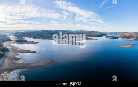 France, Creuse et Haute Vienne, le lac de Vassivière (vue aérienne) Banque D'Images