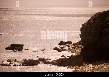 La Leas coastal path, Marsden bay, South Shields Banque D'Images