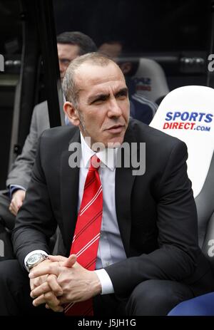 PAOLO DI CANIO Sunderland FC MANAGER ST.JAMES NEWCASTLE ANGLETERRE 14 Avril 2013 Banque D'Images