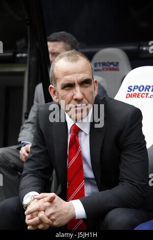 PAOLO DI CANIO Sunderland FC MANAGER ST.JAMES NEWCASTLE ANGLETERRE 14 Avril 2013 Banque D'Images