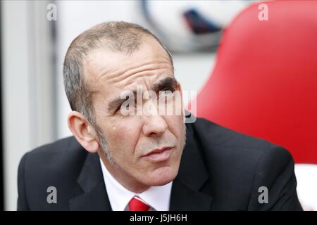 PAOLO DI CANIO Sunderland FC MANAGER STADIUM OF LIGHT SUNDERLAND ANGLETERRE 20 Avril 2013 Banque D'Images