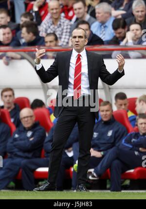 PAOLO DI CANIO Sunderland FC MANAGER STADIUM OF LIGHT SUNDERLAND ANGLETERRE 20 Avril 2013 Banque D'Images