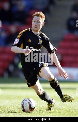 STEPHEN QUINN Hull City FC OAKWELL BARNSLEY ENGLAND 27 Avril 2013 Banque D'Images