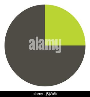 Schéma de la moitié des infographies, style plat Illustration de Vecteur