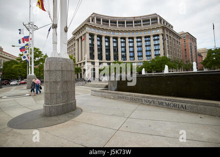 United States Navy memorial Washington DC USA Banque D'Images