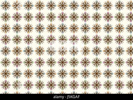 Vintage blossom et forme des racines sur fond jaune clair. La floraison et les racines classiques style de motif transparente pour les vieux design humeur Illustration de Vecteur