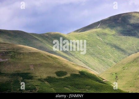 Garsdale hillside en ombre partielle (1) Banque D'Images