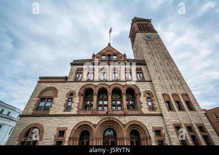 L'hôtel de ville, à Albany, New York. Banque D'Images