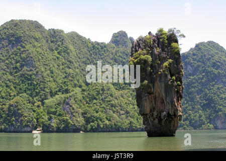 L'eau salée ensemble rock Thaïlande mer océan eau isle rock island Thaïlande Banque D'Images