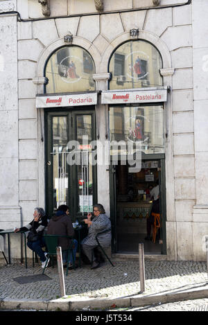 Pasteleria Padaria São Roque, boulangerie dans le Bairro Alto, Lisbonne, Portugal Banque D'Images