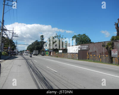 0319 Autoroute MacArthur Malolos Guiguinto section 13 de Bulacan Banque D'Images