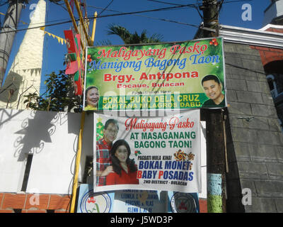 0434 Old Bocaue Poblacion Antipona 08 routes de Bulacan Banque D'Images