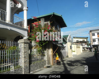 0434 Old Bocaue Poblacion Antipona 22 routes de Bulacan Banque D'Images