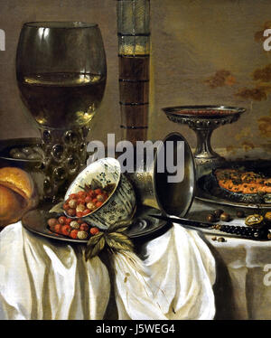 Nature morte avec Récipients à boire 1649 Pieter Claesz 1597/8 - 1660 Le Néerlandais Pays-Bas Banque D'Images