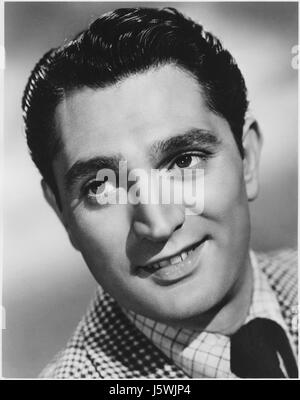 Acteur Robert Alda, Portrait publicitaire, Jack Carson Show, 1940 Banque D'Images