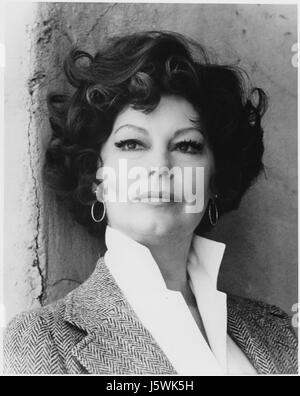 Ava Gardner, Portrait, sur-ensemble du film, "séisme", 1974 Banque D'Images