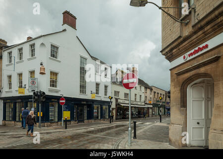 L'après-midi orageux de Cirencester, Gloucestershire. Banque D'Images