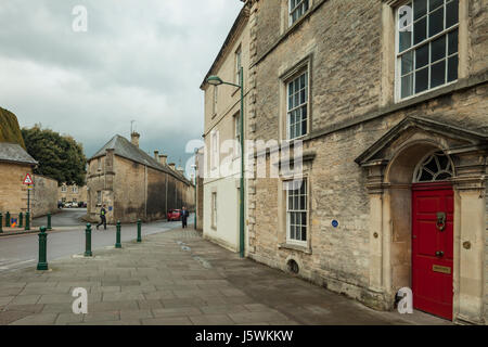 L'après-midi orageux de Cirencester, Gloucestershire, Angleterre. Banque D'Images