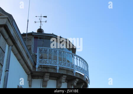 Phare de Poullan-sur-Mer Point en Beuzec Cap Sizun Banque D'Images