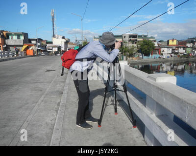 0001 Rodriguez Street Bridge Estero de Tom Frager Balut Tondo Manille 35 Banque D'Images