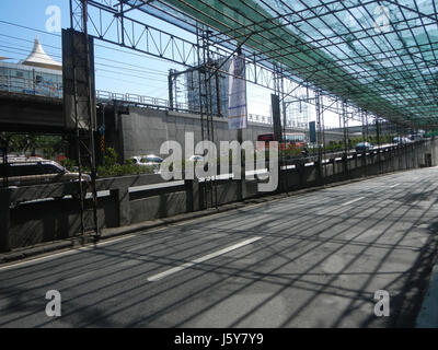 La station de MRT Magallanes 03409 informatisées 26 EDSA Makati City Banque D'Images