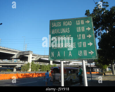 03811 South Luzon Expressway échange vente Metro Manila Makati City Manila 29 Skyway Banque D'Images